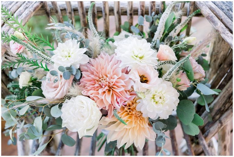Boho Ranch Wedding Florals
