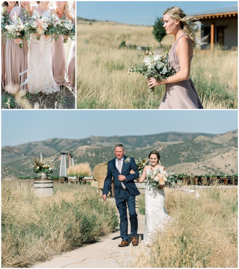 ranch wedding ceremony